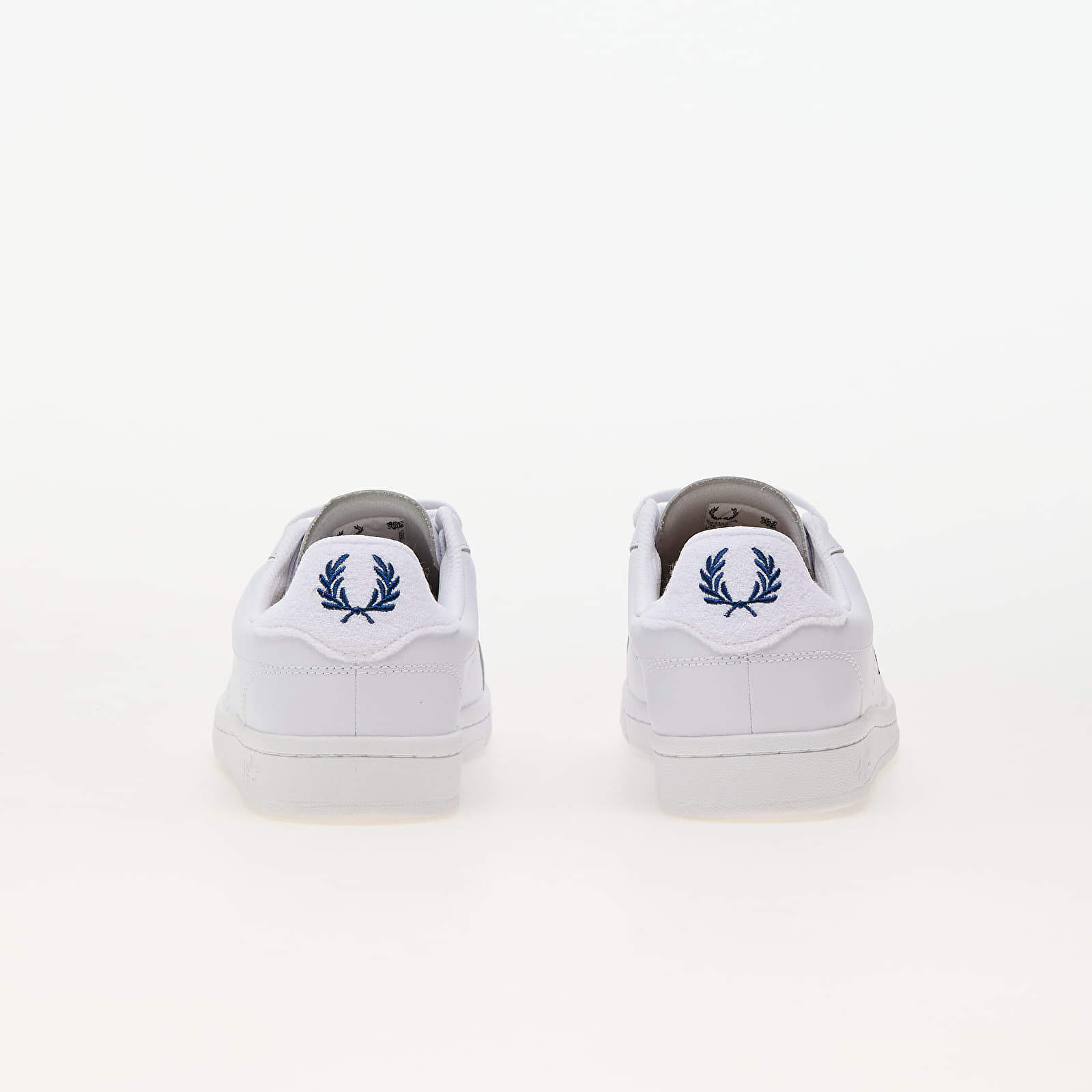 Buty męskie FRED PERRY B721 Leather/ Towelling Wht/ Shade Cobalt