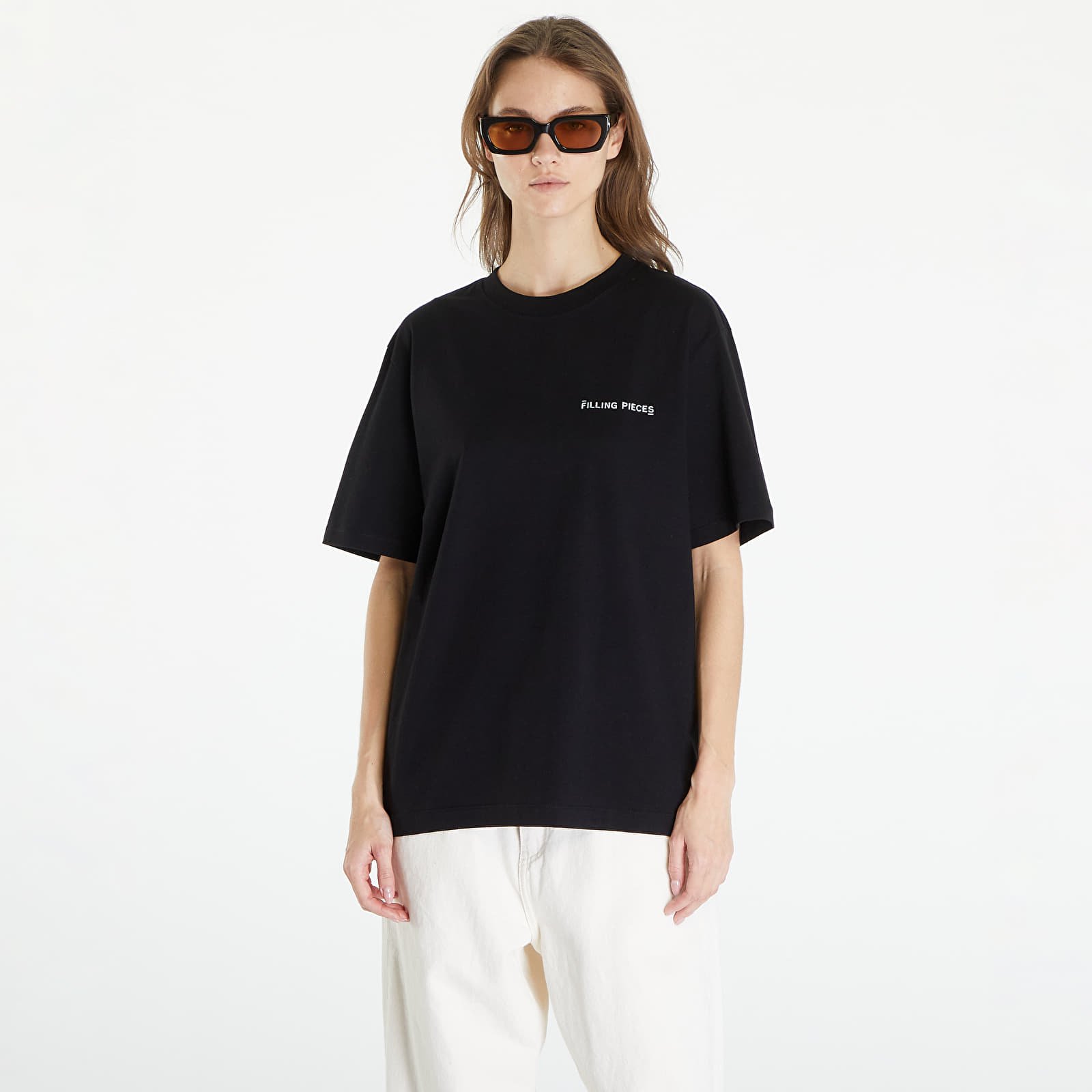 T-shirts Filling Pieces Alphabet T-Shirt UNISEX Black
