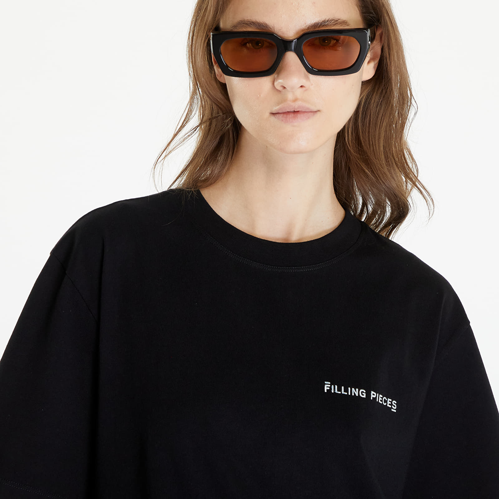 T-shirts Filling Pieces Alphabet T-Shirt UNISEX Black