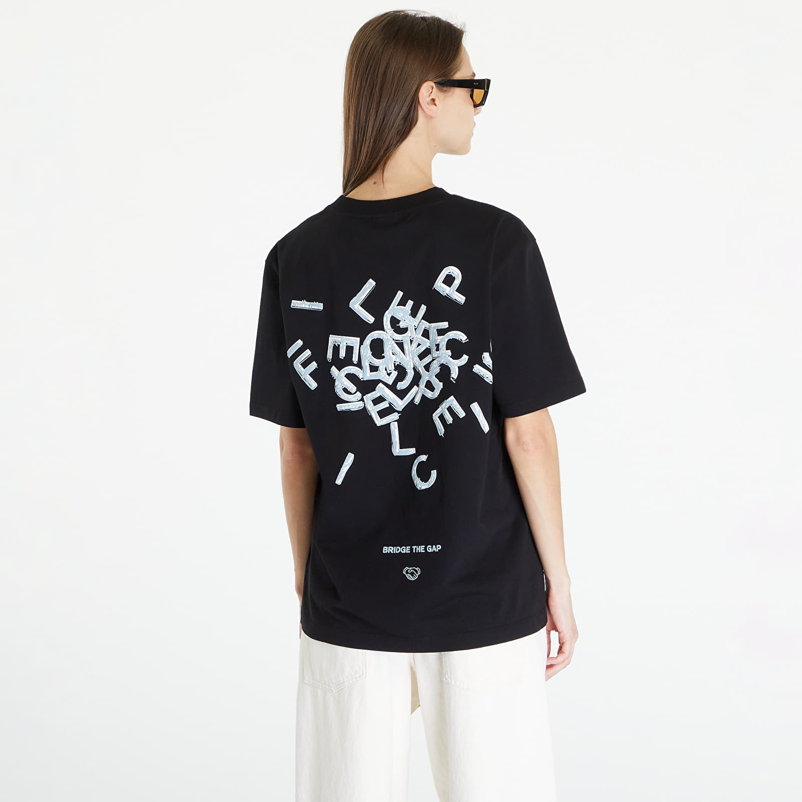 T-shirts Filling Pieces Alphabet T-Shirt UNISEX Black