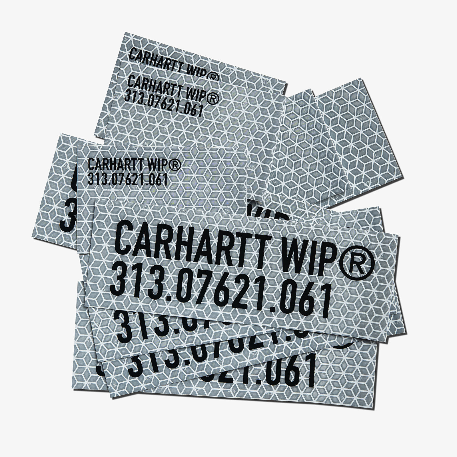 Andet tilbehør Carhartt WIP Tour Sticker Bag (10-Pack) Reflective Grey
