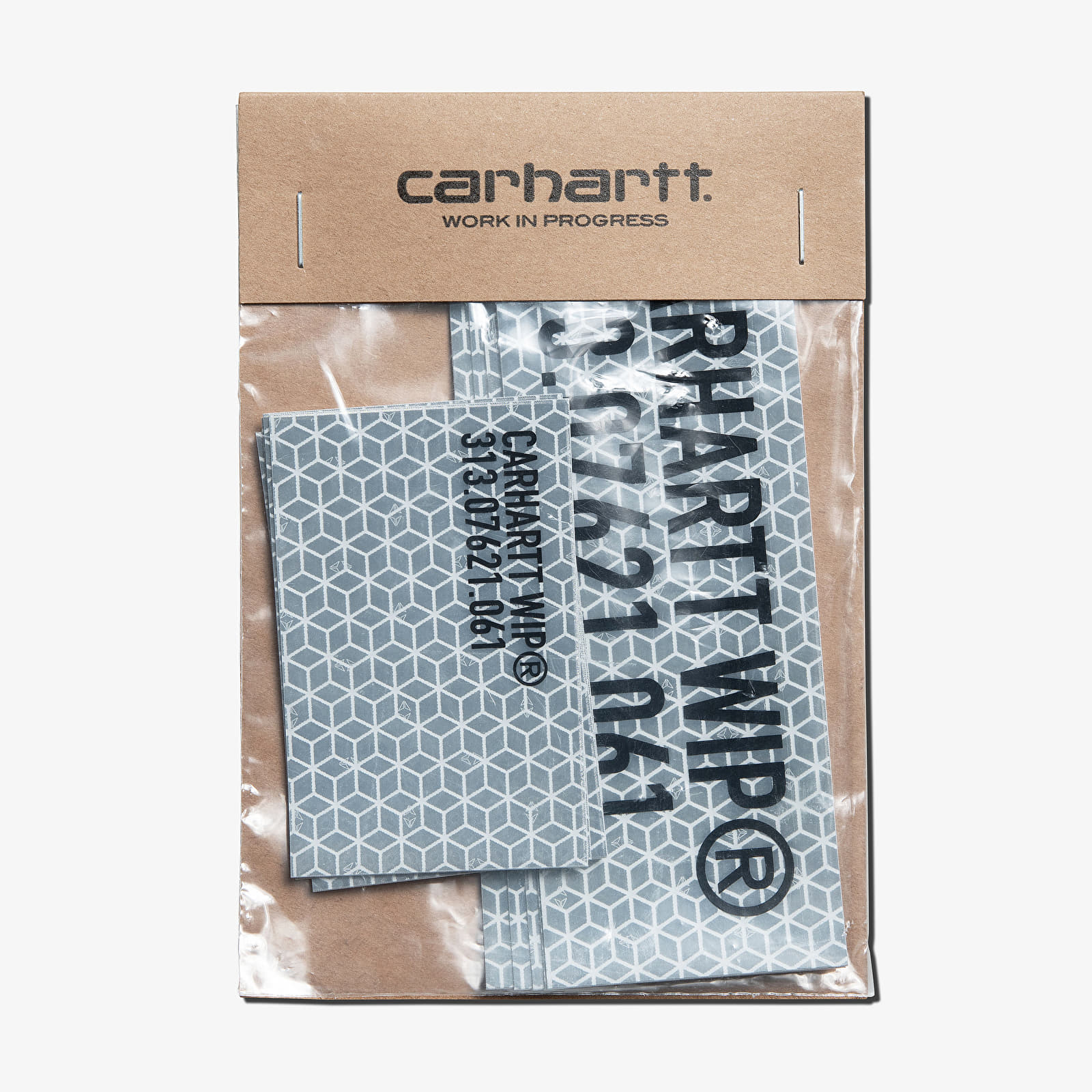 Andet tilbehør Carhartt WIP Tour Sticker Bag (10-Pack) Reflective Grey