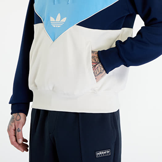 Sweatshirts adidas Cutline Poly Hoody Semi Blue Burst Wonder White Mel Night Indigo Queens