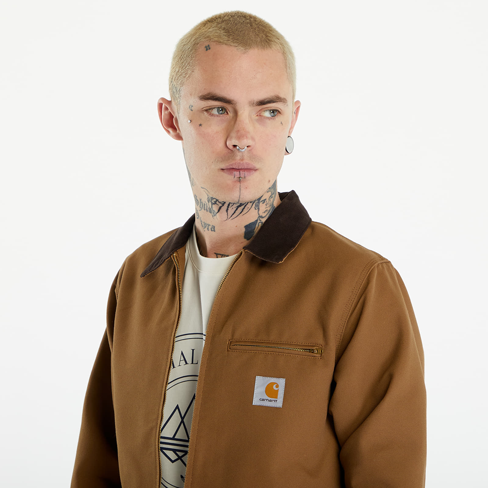 Bundy Carhartt WIP Detroit Jacket UNISEX Hamilton Brown/ Tobacco Rigid