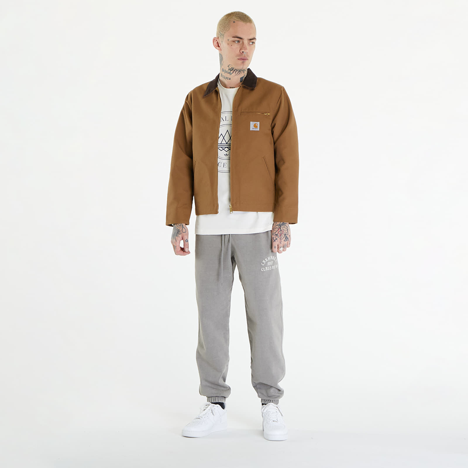 Bundy Carhartt WIP Detroit Jacket UNISEX Hamilton Brown/ Tobacco Rigid