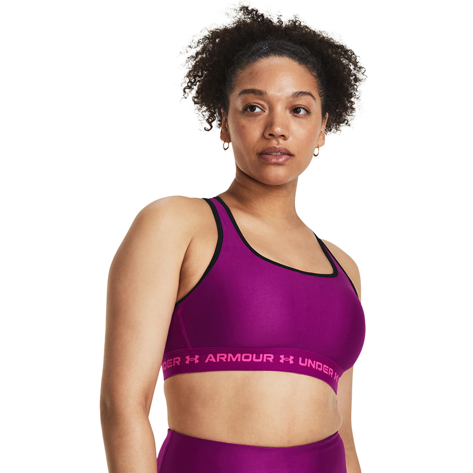 Sutiene Under Armour Crossback Mid Bra Mystic Magenta