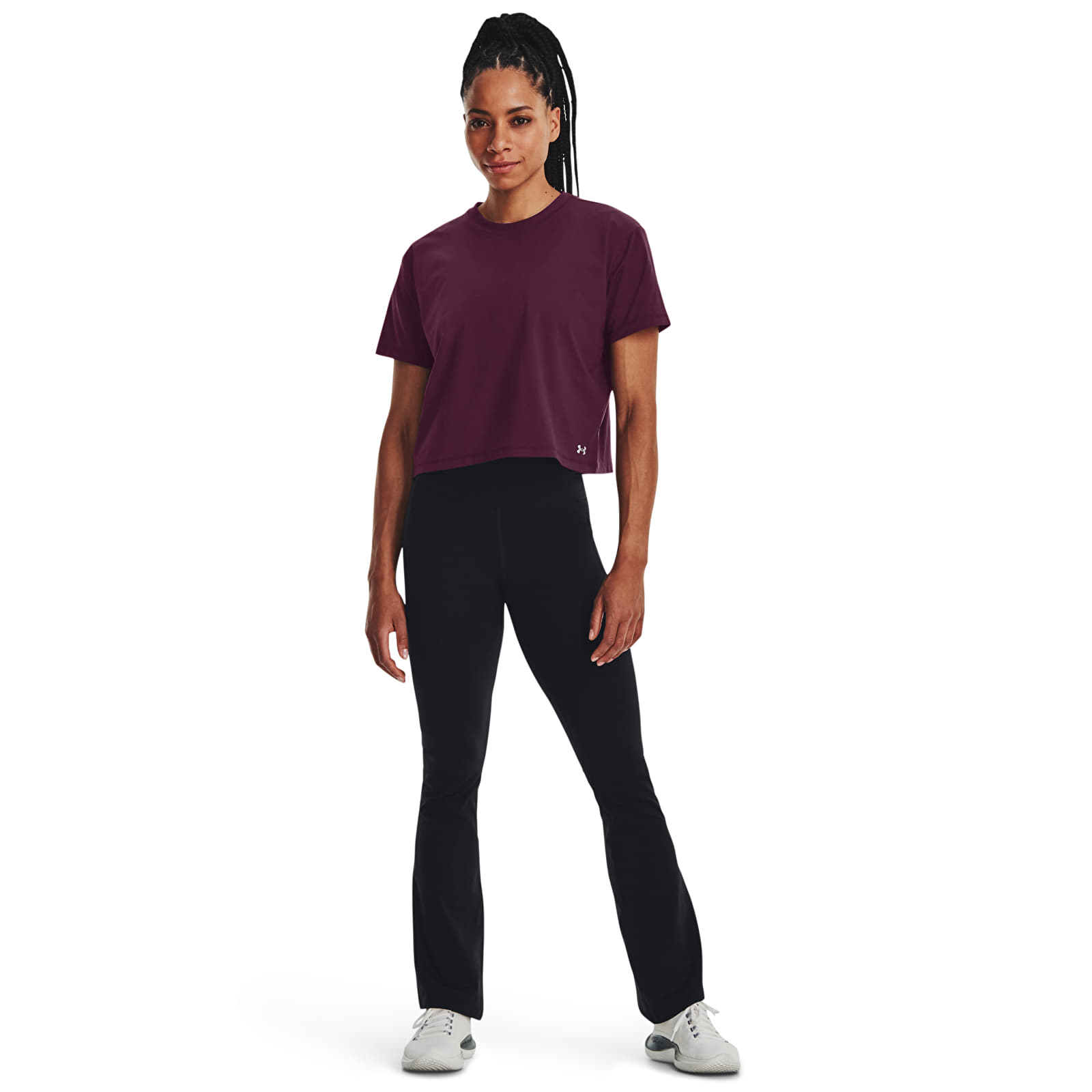 T-shirts Under Armour Meridian Ss Purple Stone