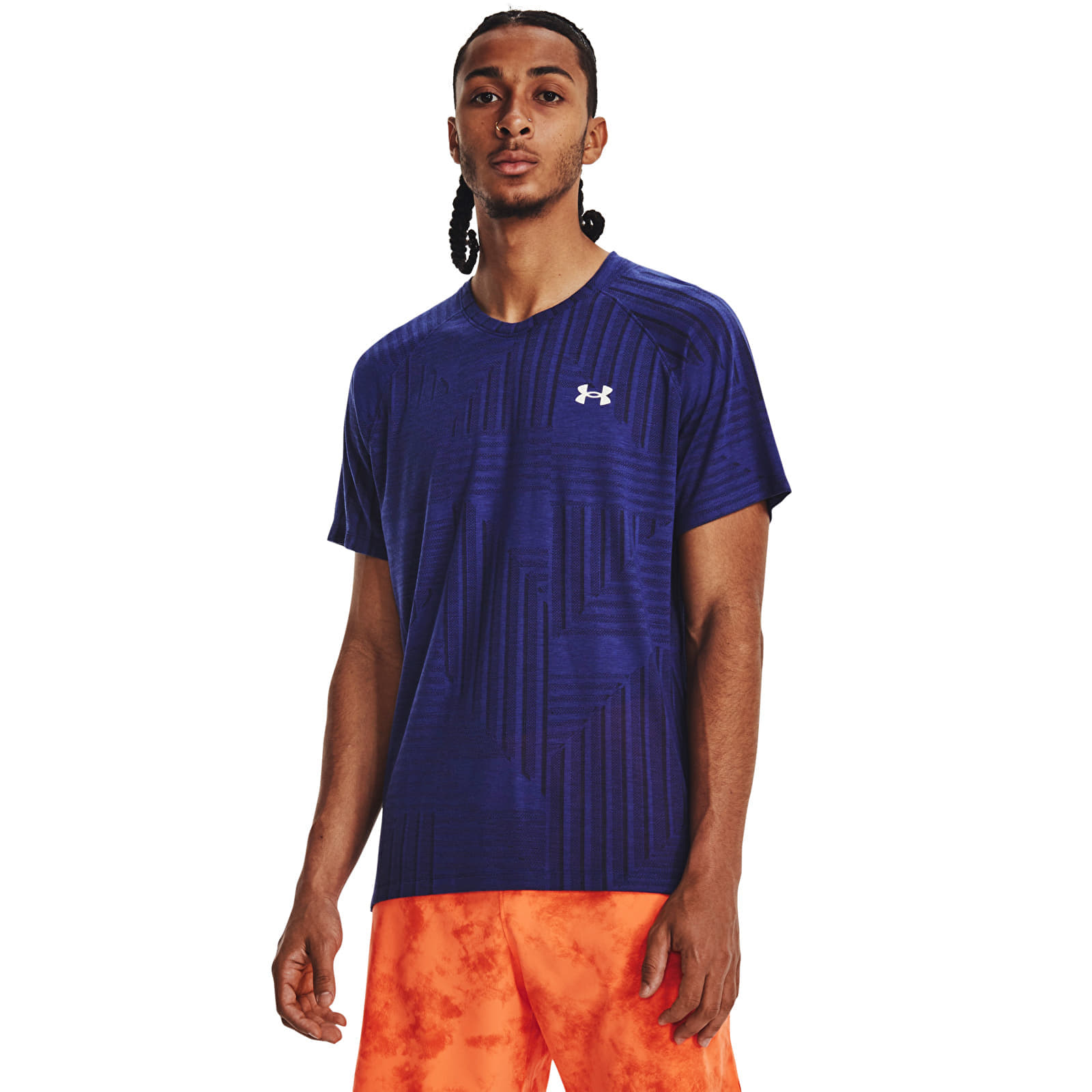 Under Armour Streaker Deco Diamond Ss Sonar Blue