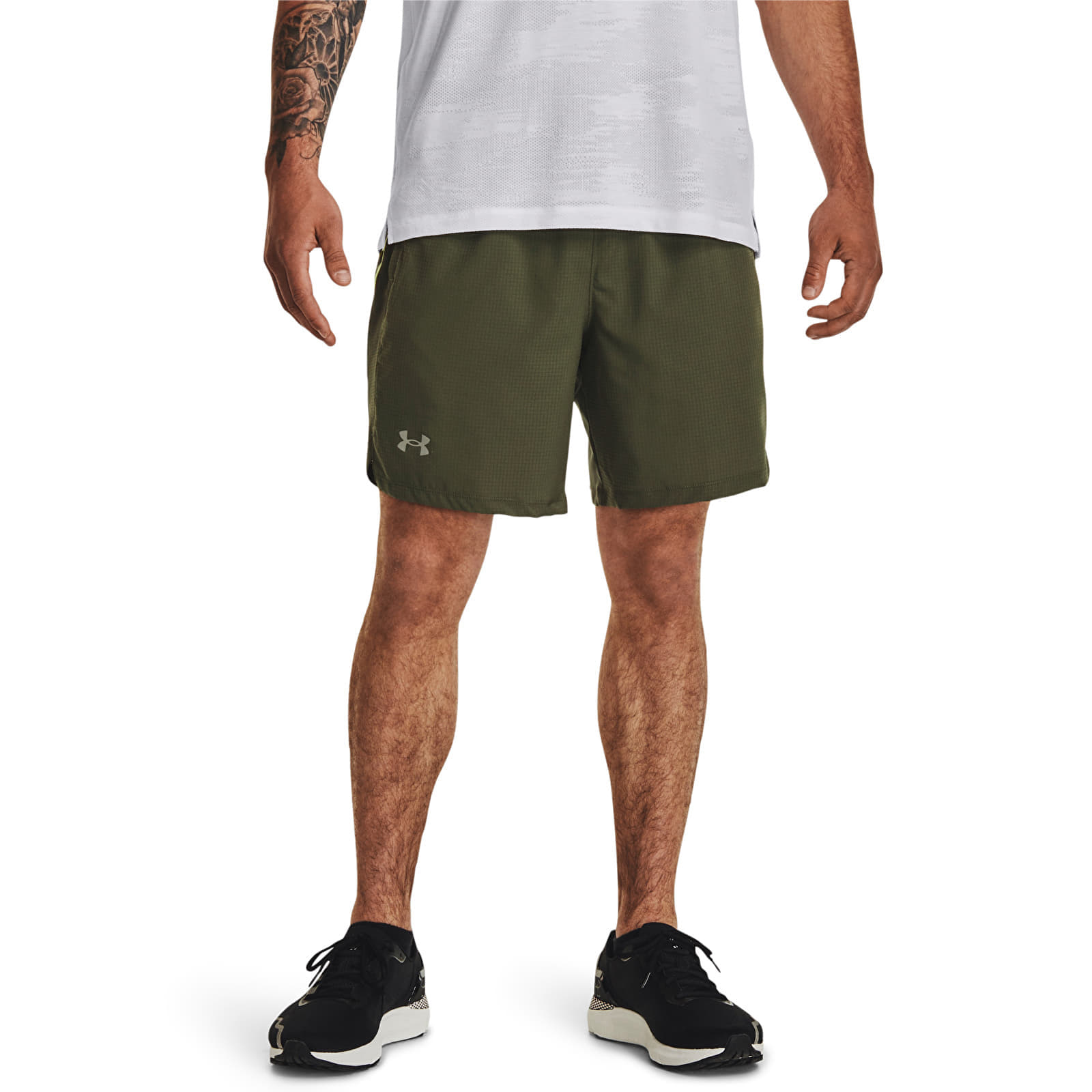 Under Armour Launch 7\'\' Graphic Short Marine Od Green