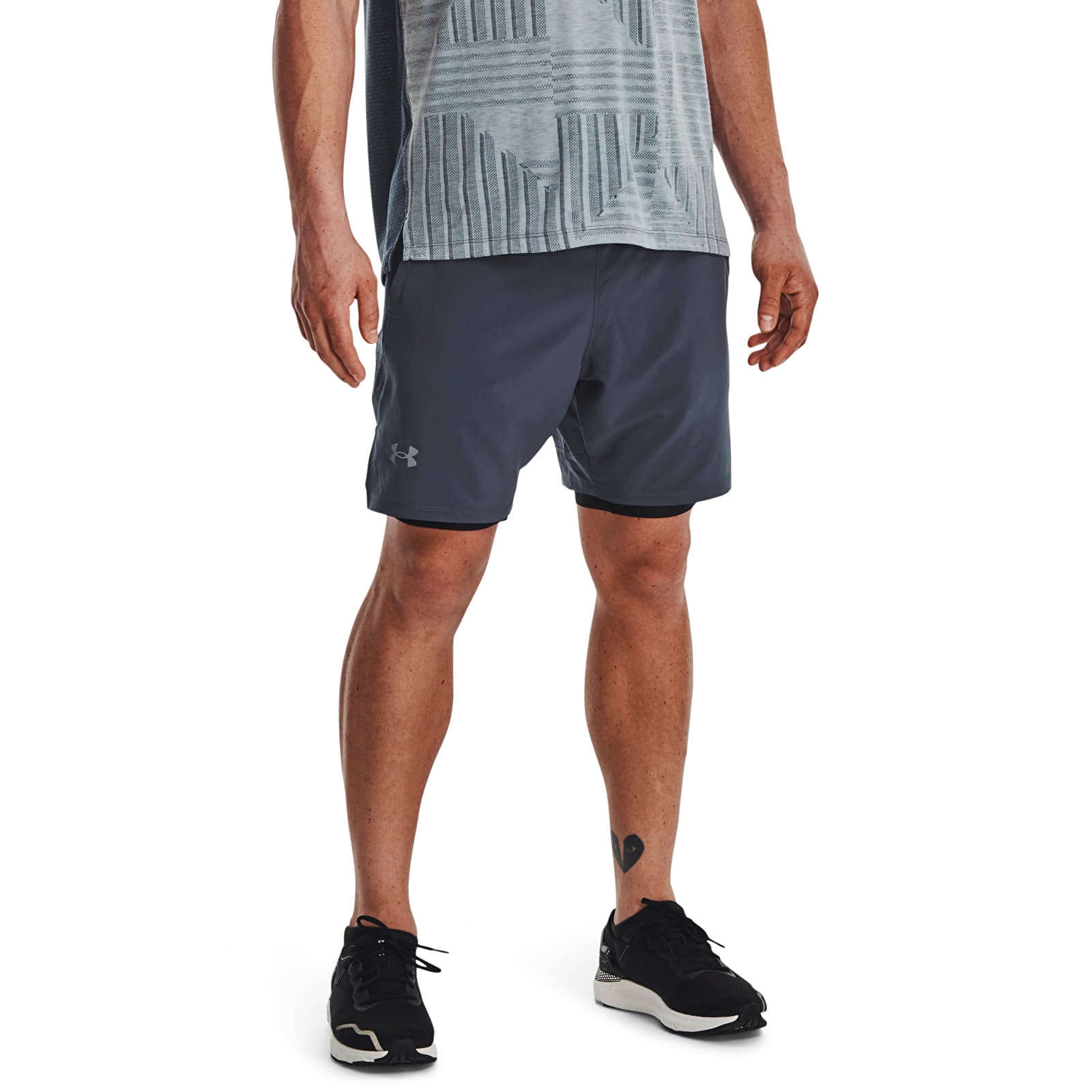 Shorts Under Armour Launch Elite 2In1 7'' Short Downpour Gray