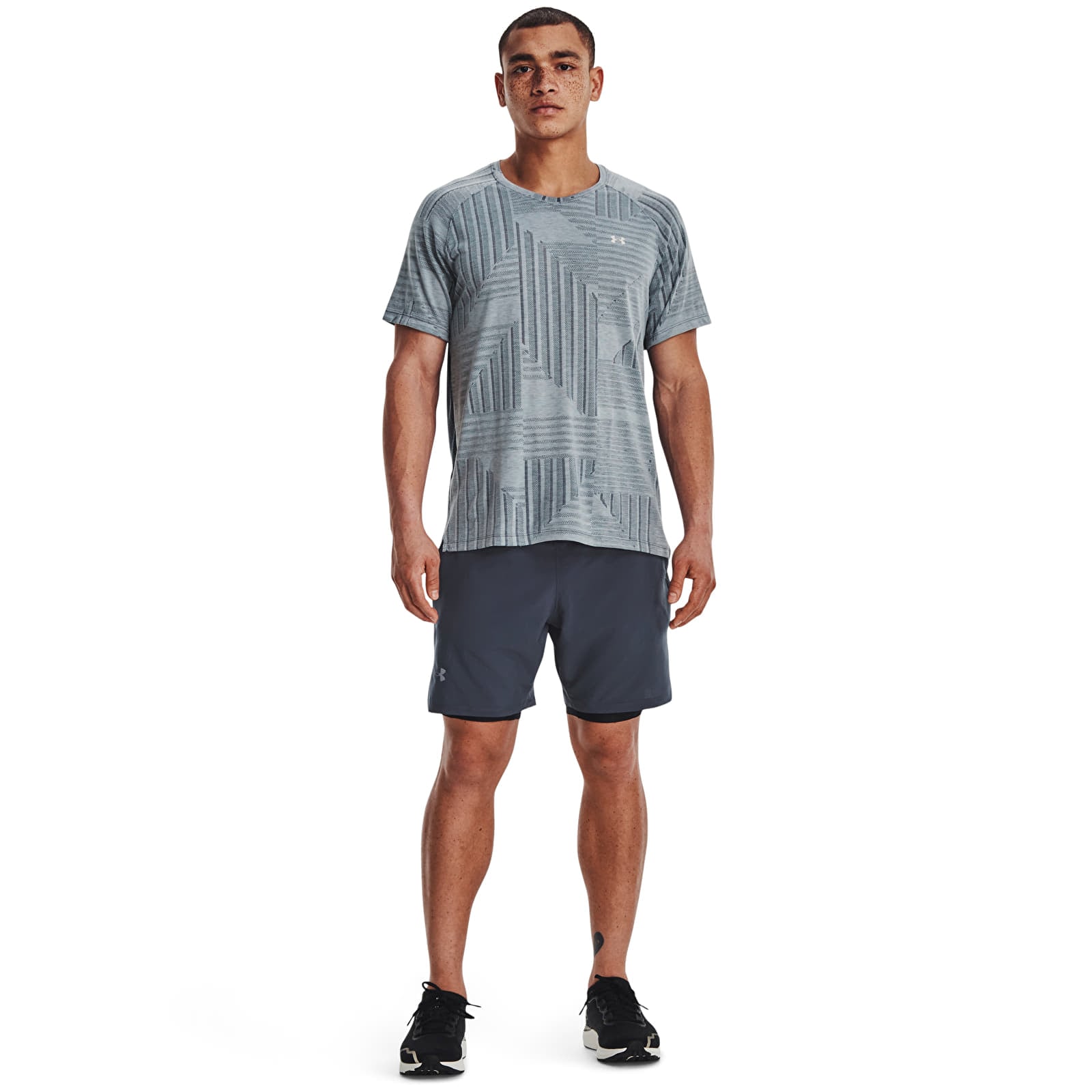 Shorts Under Armour Launch Elite 2In1 7'' Short Downpour Gray