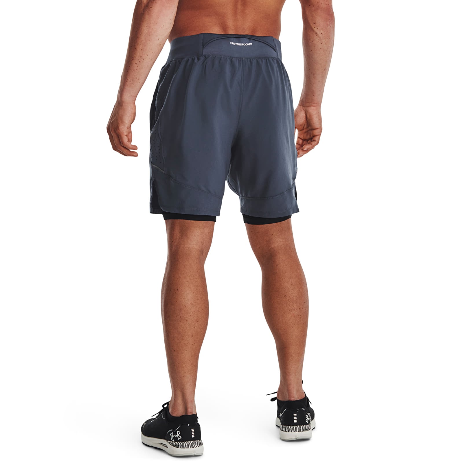 Shorts Under Armour Launch Elite 2In1 7'' Short Downpour Gray