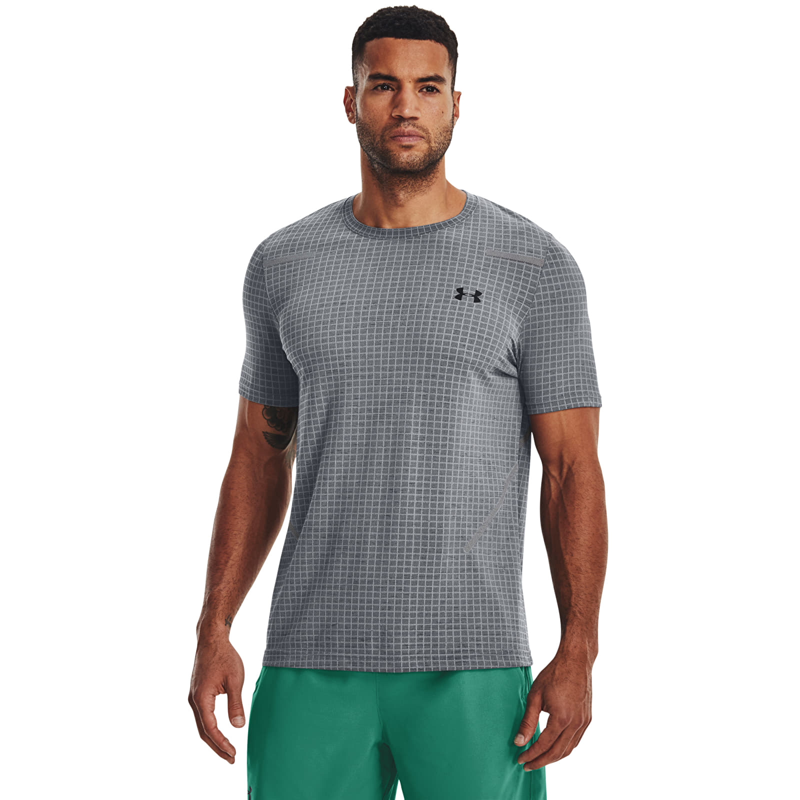 T-shirts Under Armour Vanish Grid Ss Pitch Gray