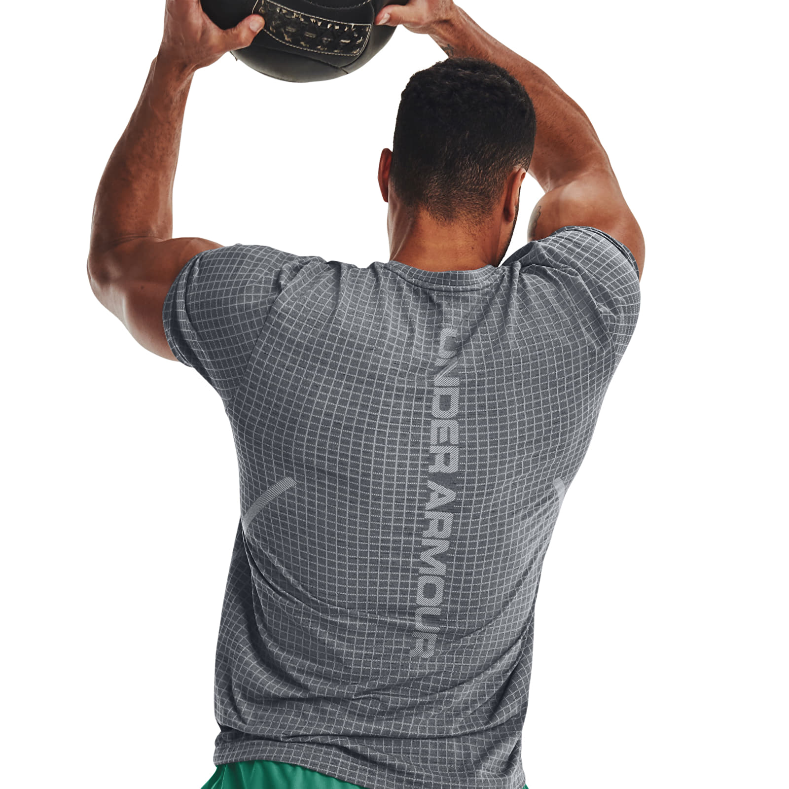 T-shirts Under Armour Vanish Grid Ss Pitch Gray