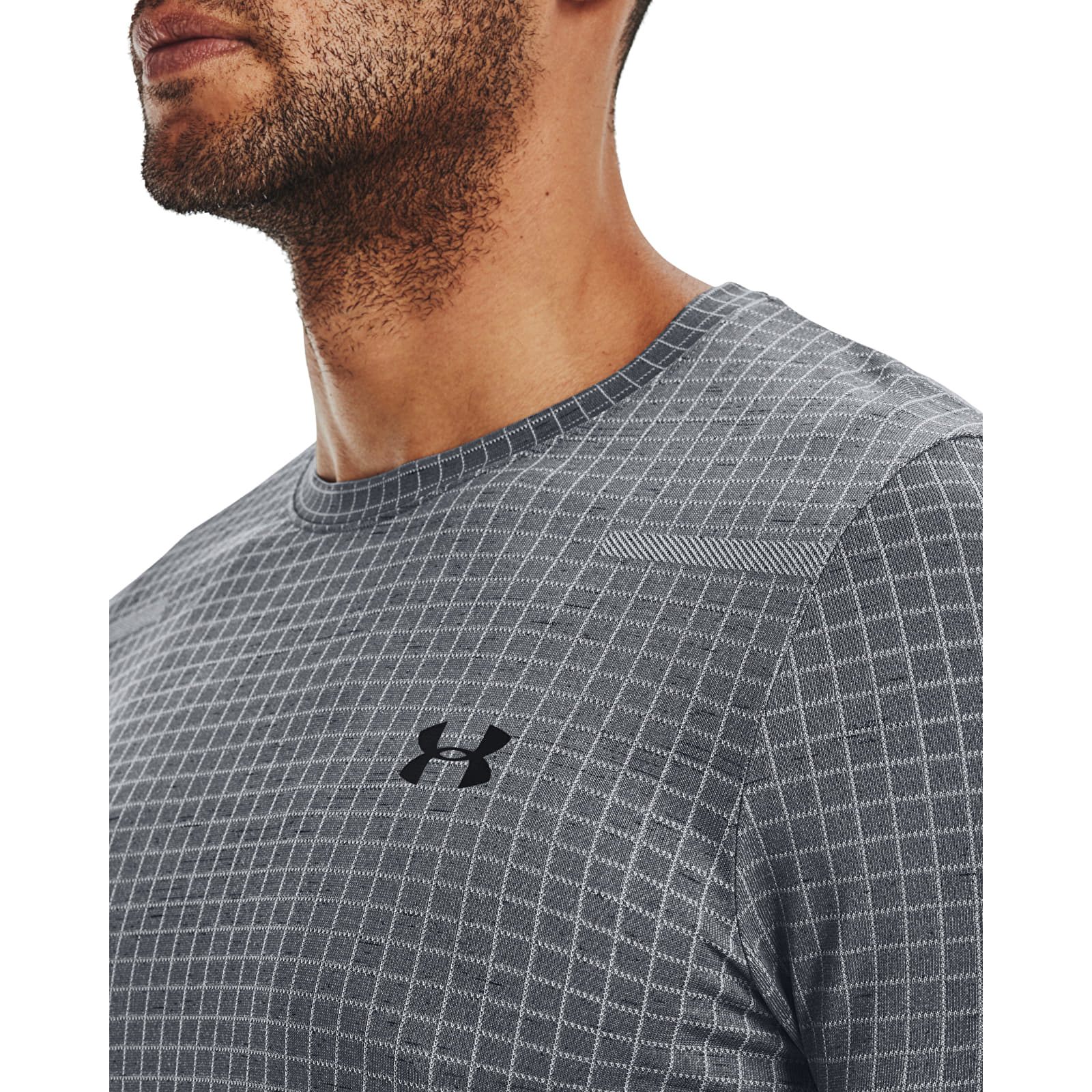 T-shirts Under Armour Vanish Grid Ss Pitch Gray
