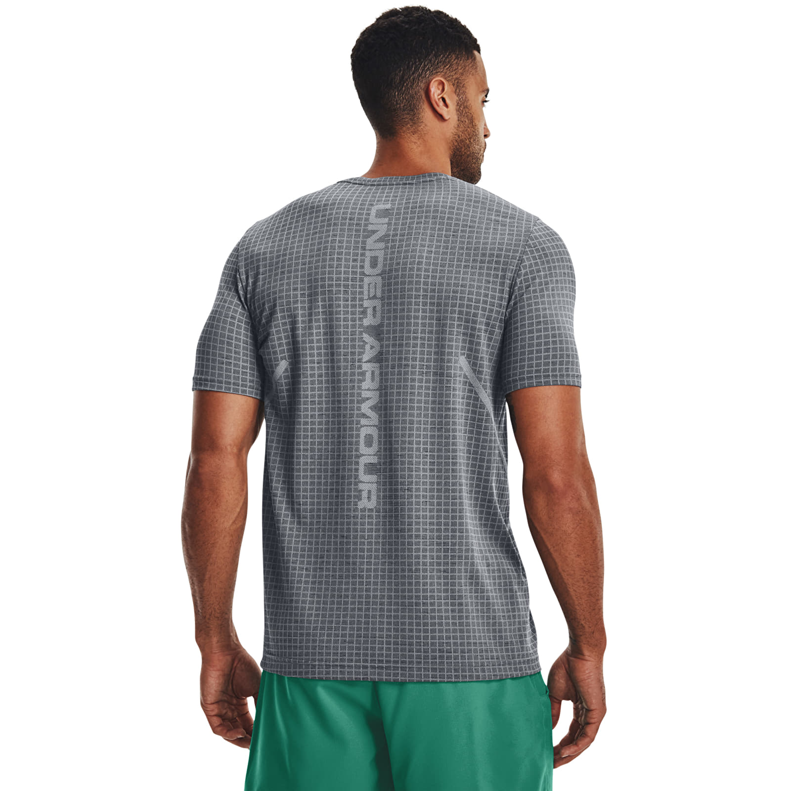 T-shirts Under Armour Vanish Grid Ss Pitch Gray