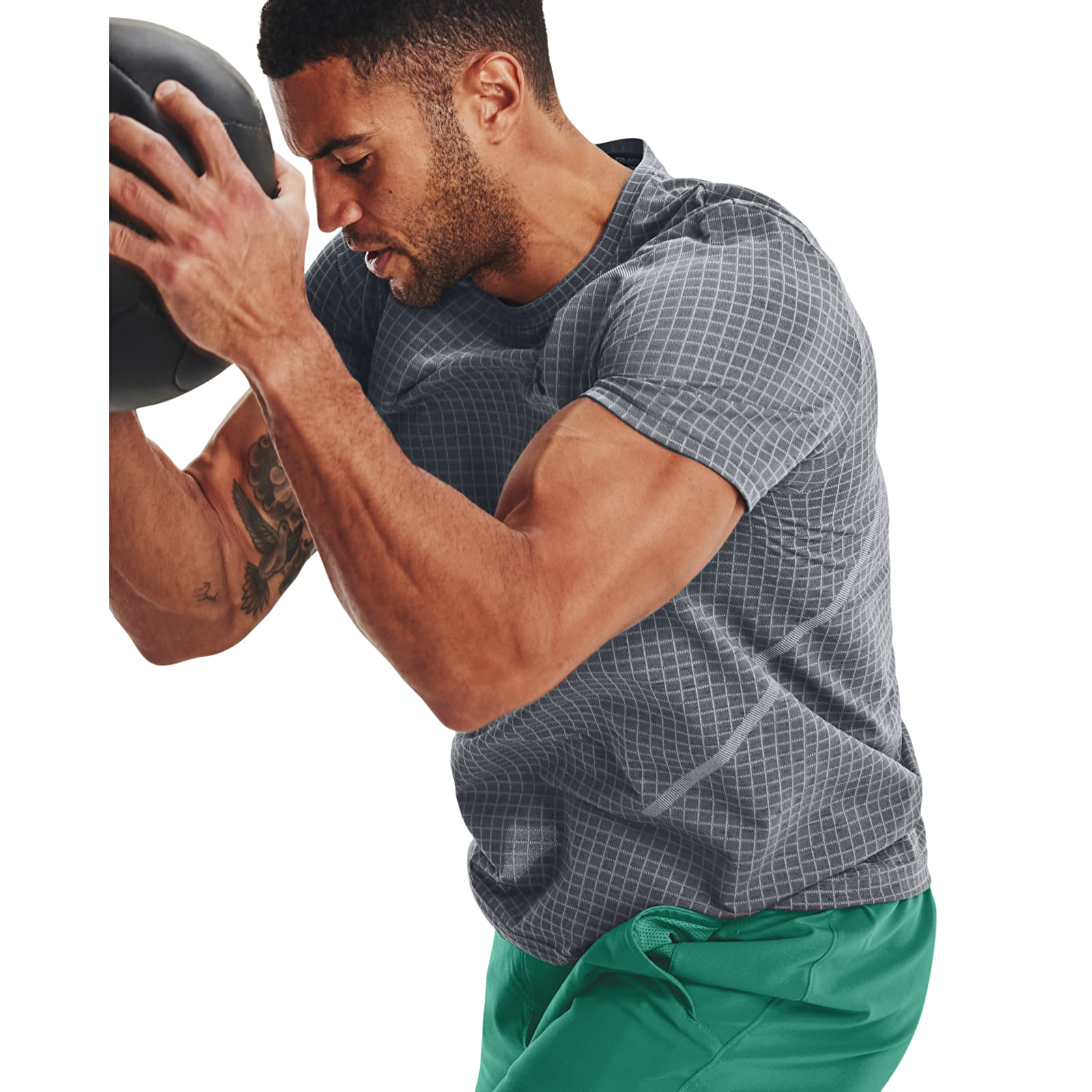 T-shirts Under Armour Vanish Grid Ss Pitch Gray