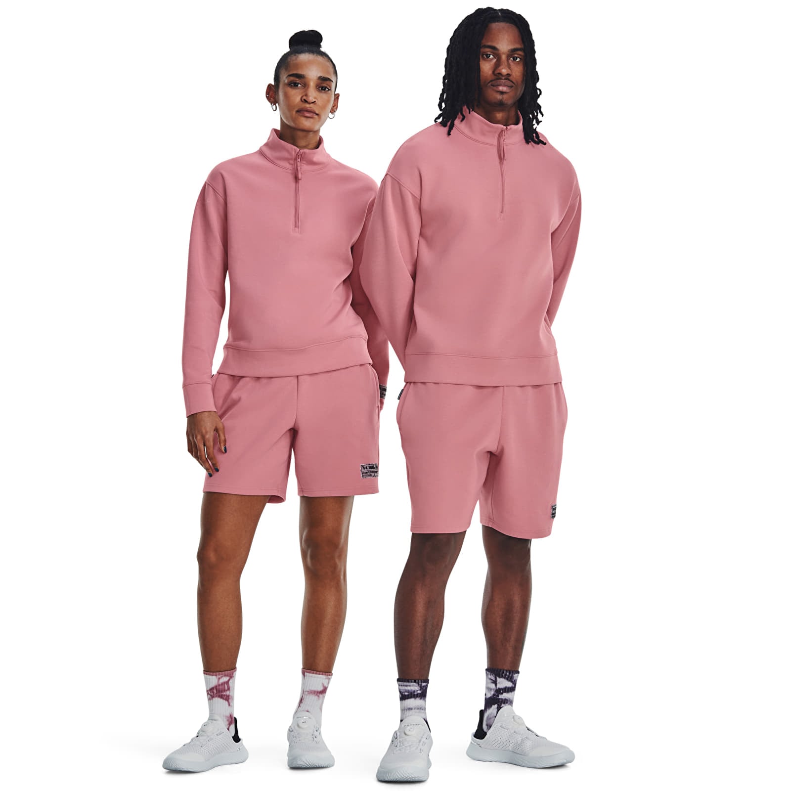 Kraťasy Under Armour Summit Knit Shorts Pink Elixir