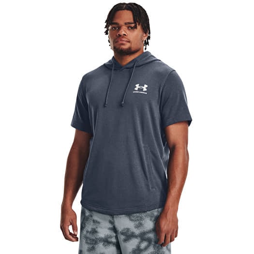 Kampsun Under Armour Rival Terry Nov Ss Hd Downpour Gray