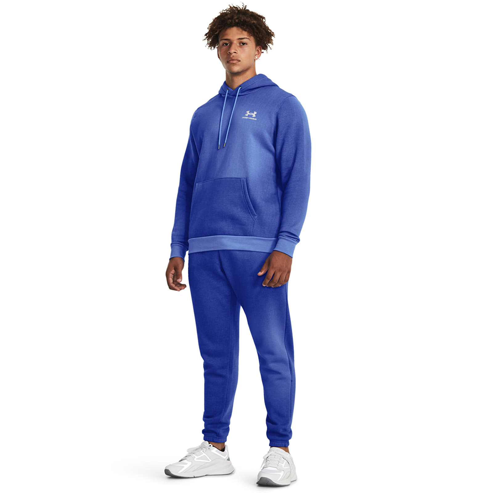 Hættetrøjer og sweatshirts Under Armour Essential Flc Novelty Hd Royal