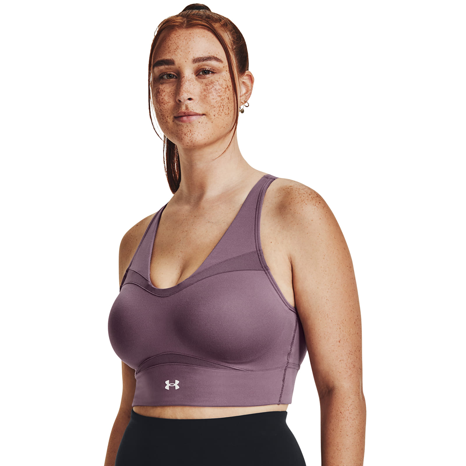 Bras Under Armour Smartform Evo Mid Longl Cf Misty Purple