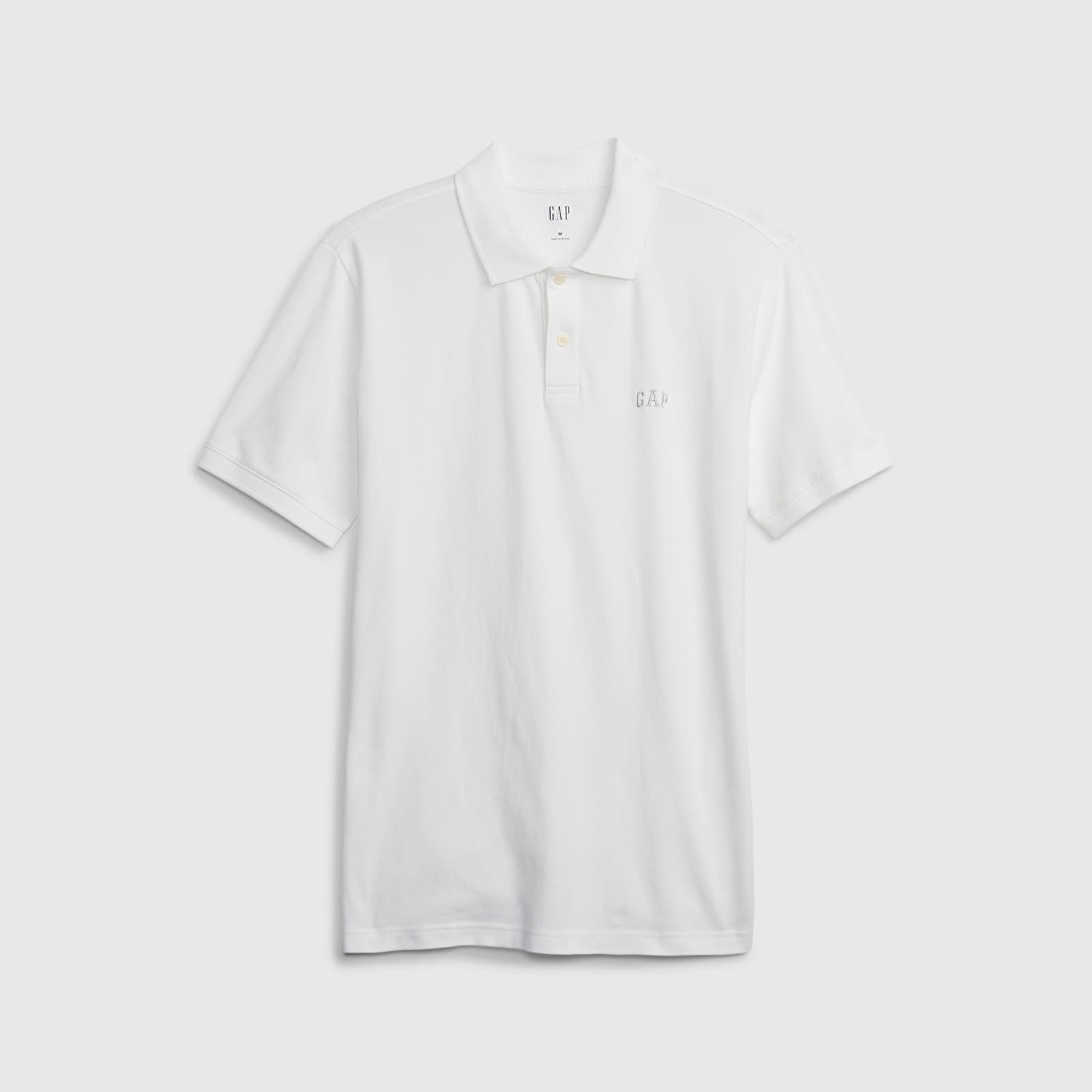 T-shirts GAP Logo Pique Polo Optic White