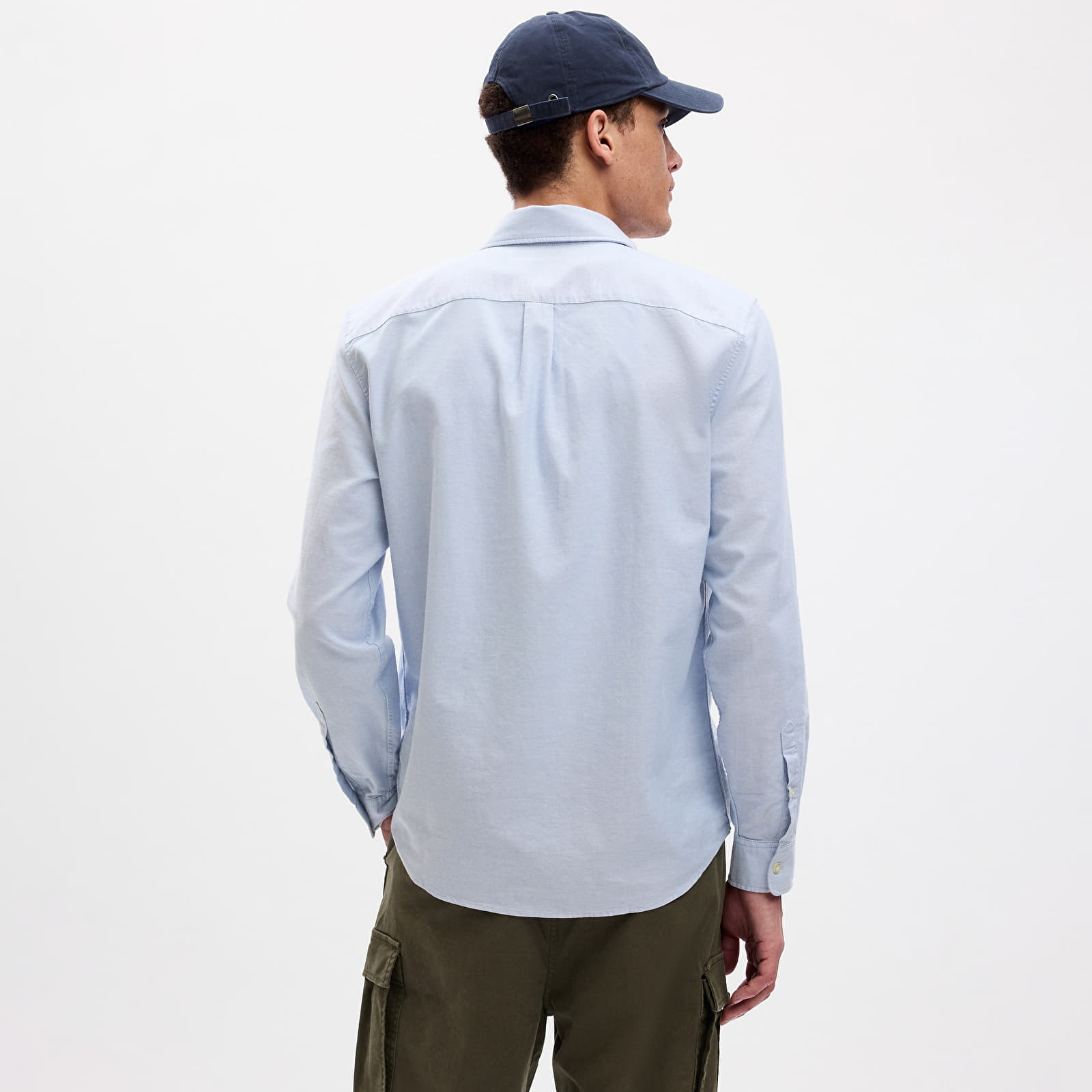 Shirts GAP Standard Oxford Shirt Light Blue