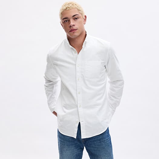 Hemd GAP Standard Oxford Shirt White V2 Global