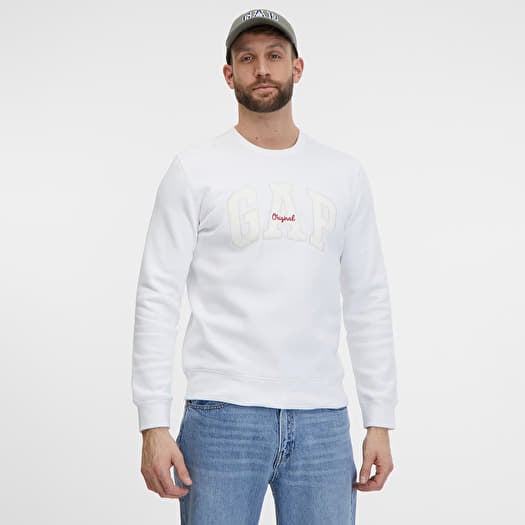 Sweatshirt GAP Crewneck Logo Sweatshirt White000