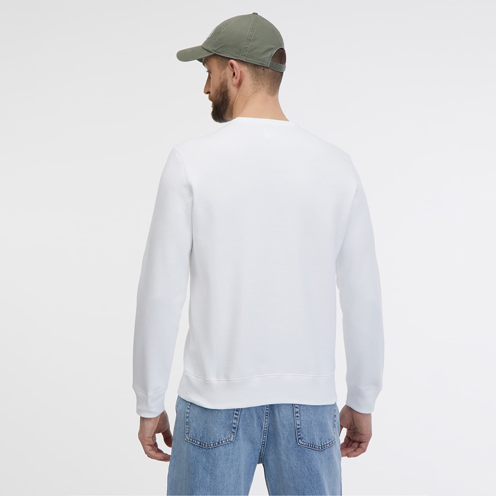 Hettegensere og sweatshirts GAP Crewneck Logo Sweatshirt White000