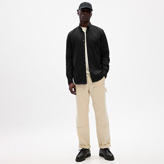 Cămașă GAP Standard Stretch Poplin Shirt True Black V2