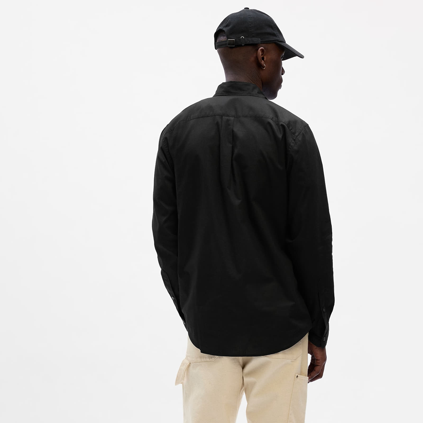 Shirts GAP Standard Stretch Poplin Shirt True Black V2
