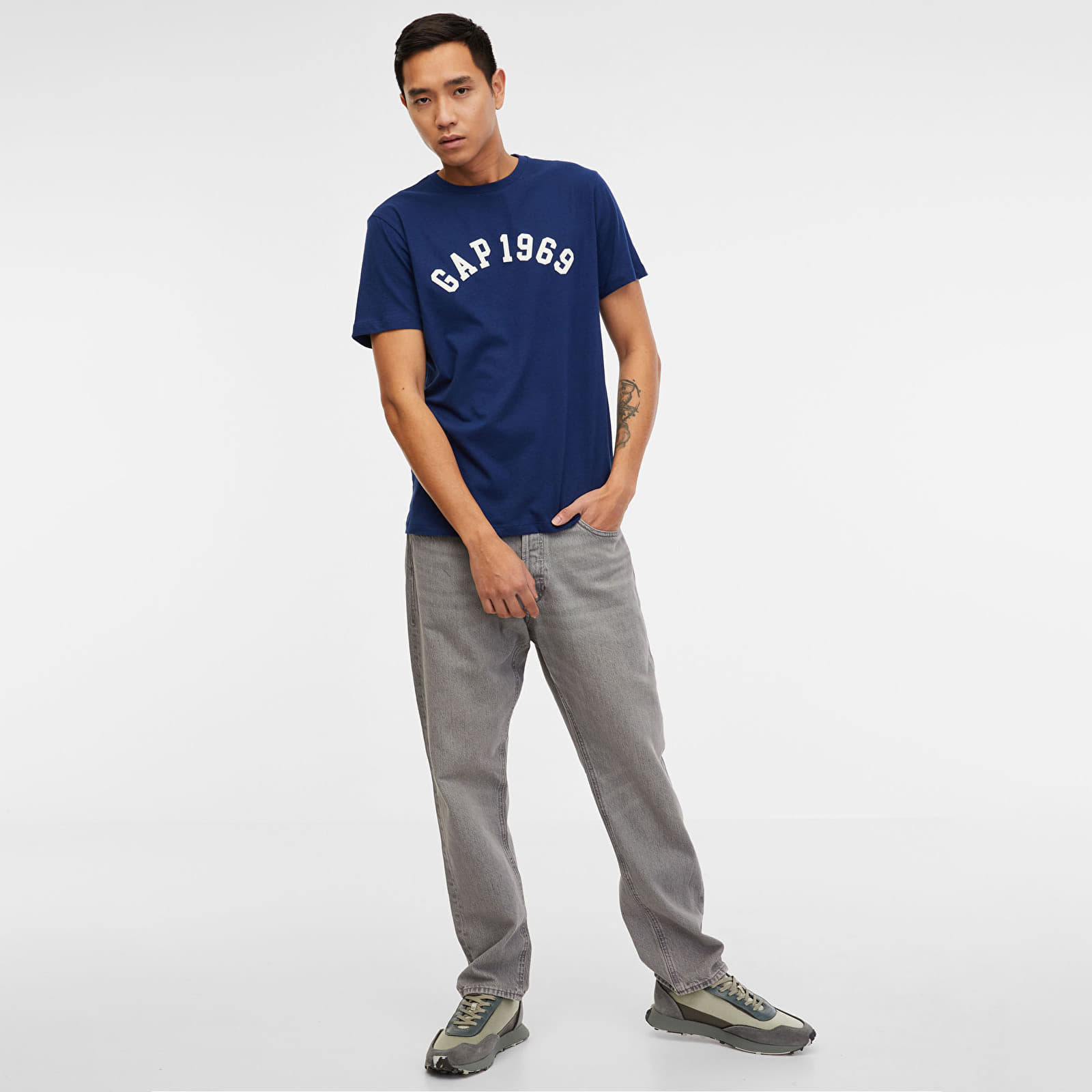 T-shirts GAP Logo Tee Pangea Blue