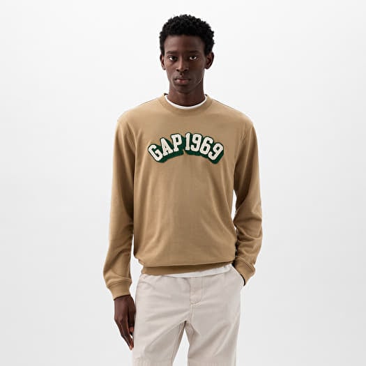 Sweatshirt GAP Logo Crewneck Sweatshirt Perfect Khaki
