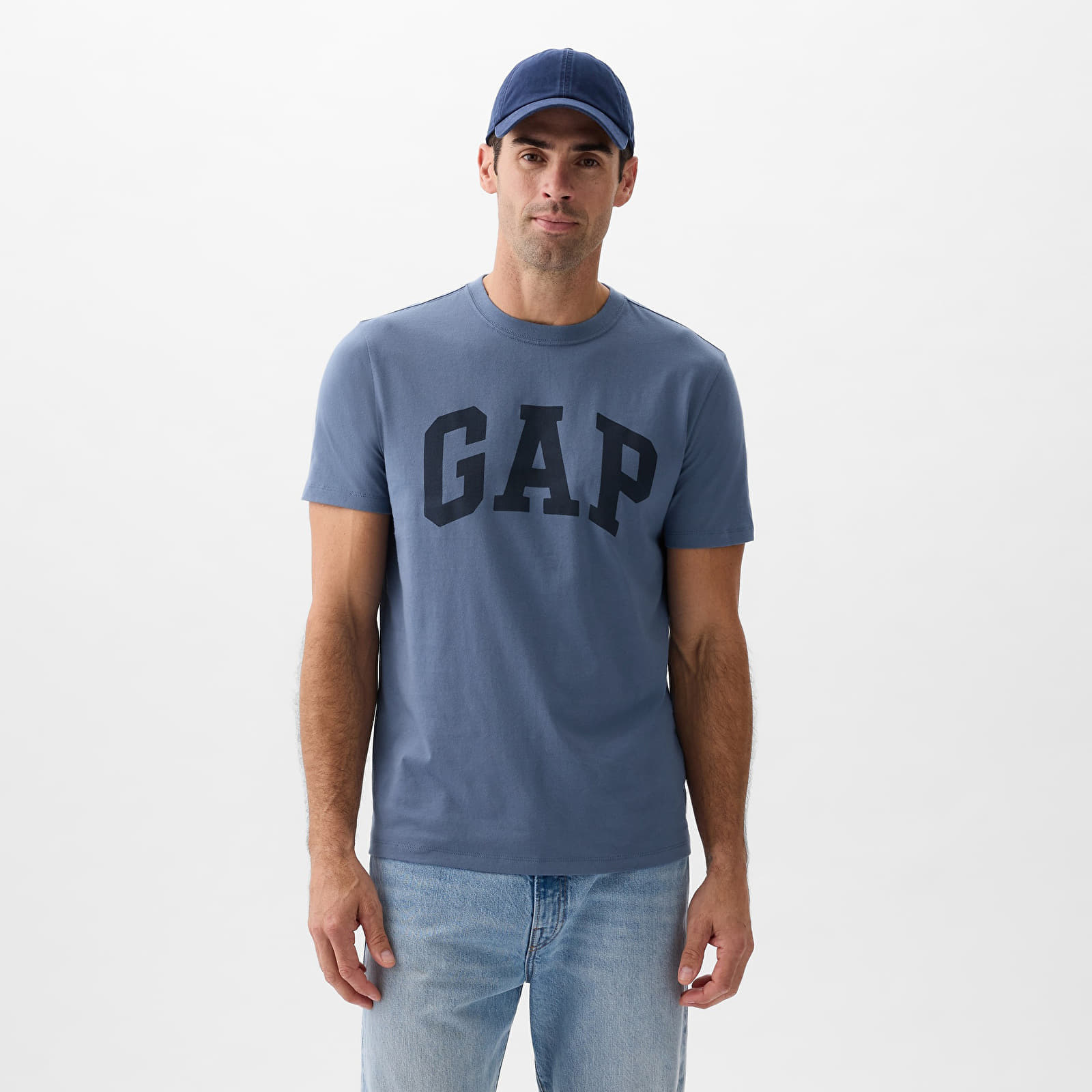 GAP Basic Logo Tee Bainbridge Blue