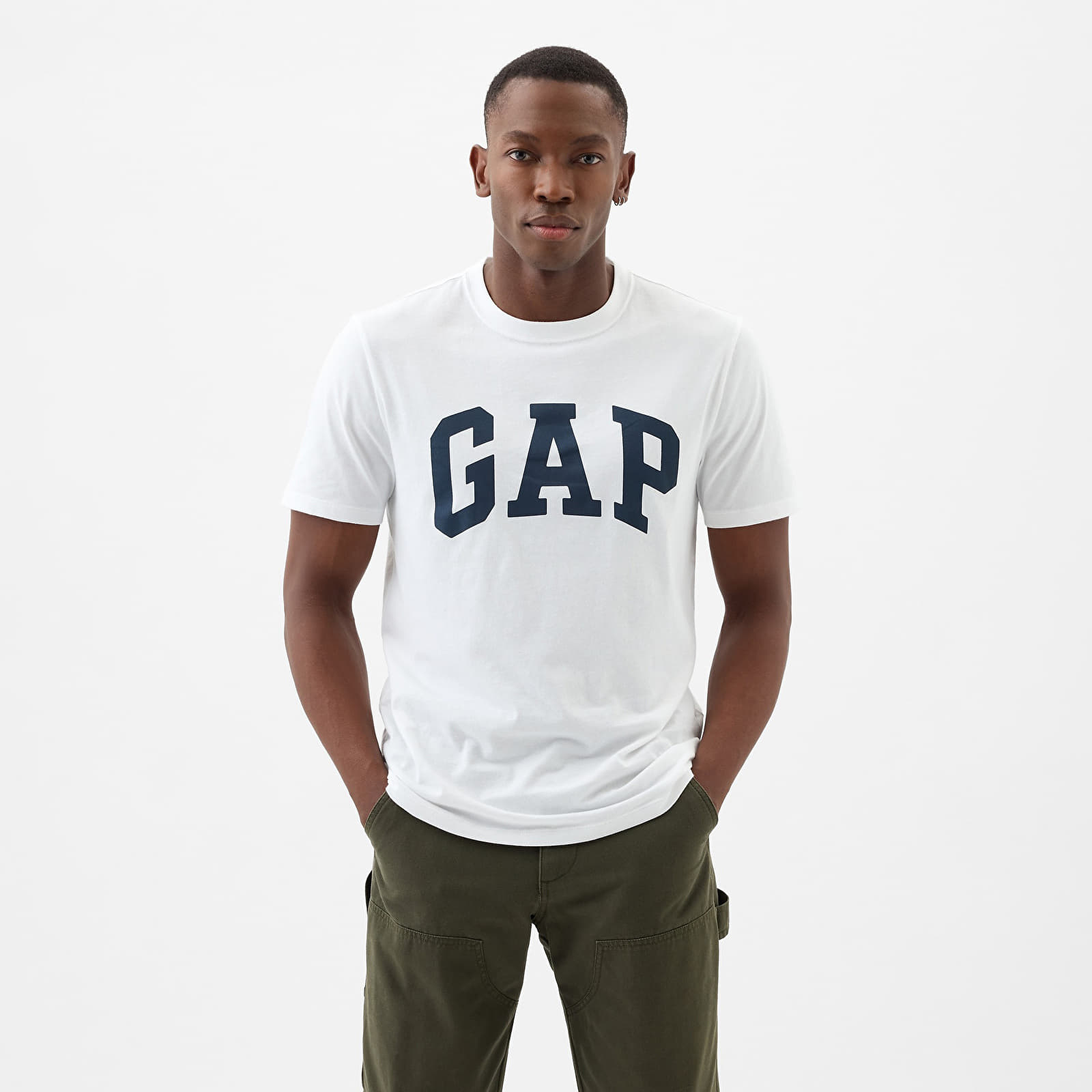 Camisetas GAP Basic Logo Tee White V2 Global