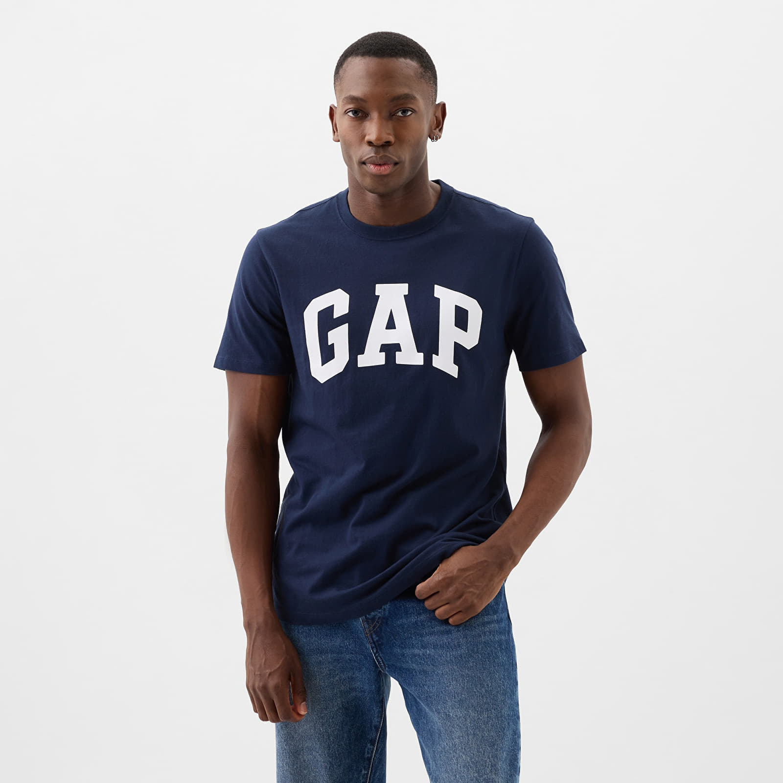 Camisetas GAP Basic Logo Tee Tapestry Navy