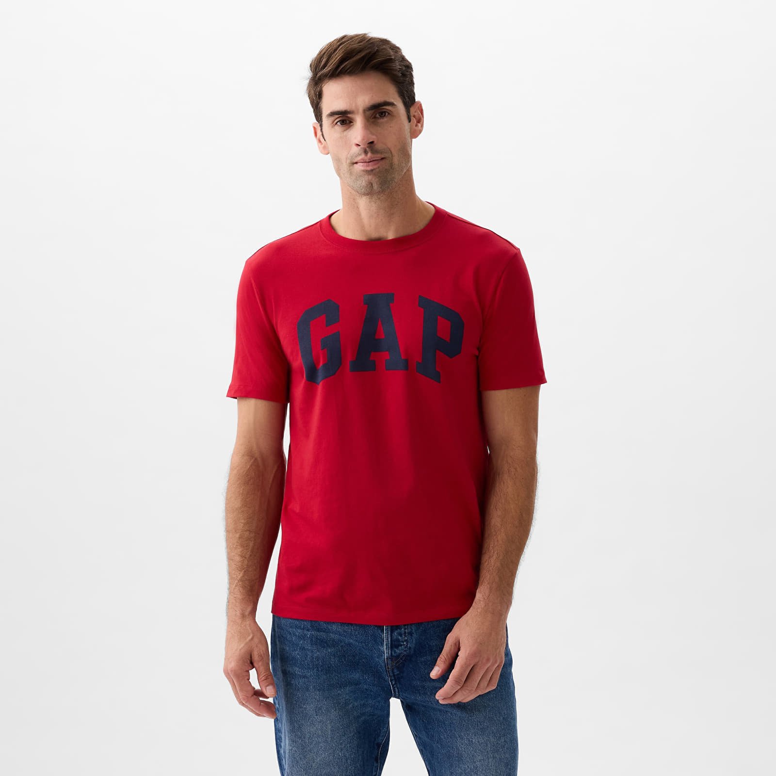 GAP Basic Logo Tee Red Apple