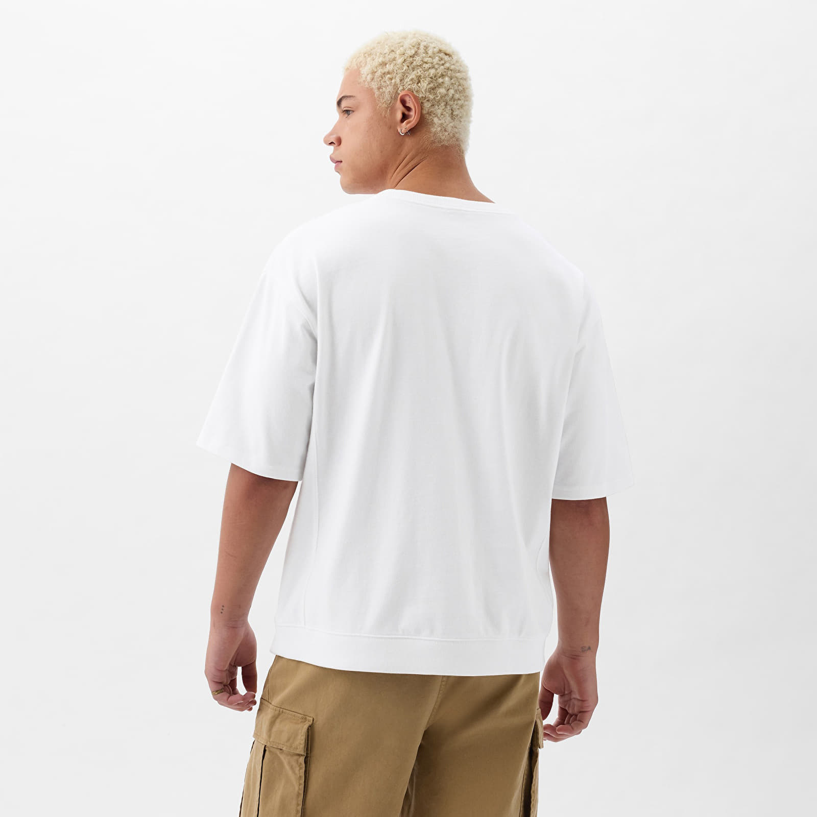Μπλούζες GAP Micro Logo Tee Optic White V6