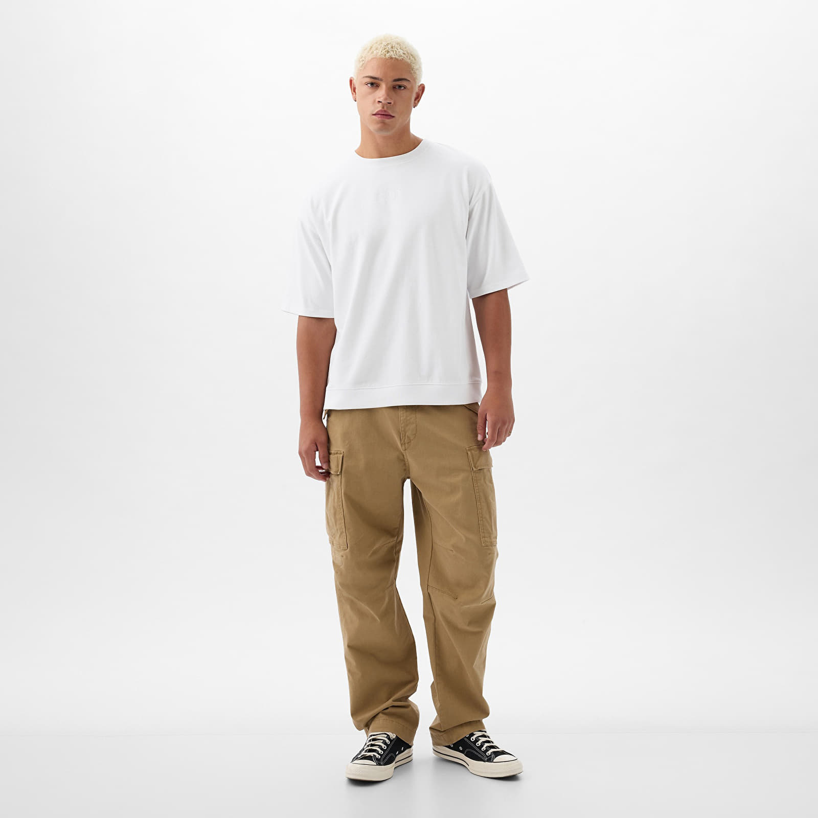 Μπλούζες GAP Micro Logo Tee Optic White V6