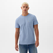GAP Pocket Micro Logo Tee Distant Blue