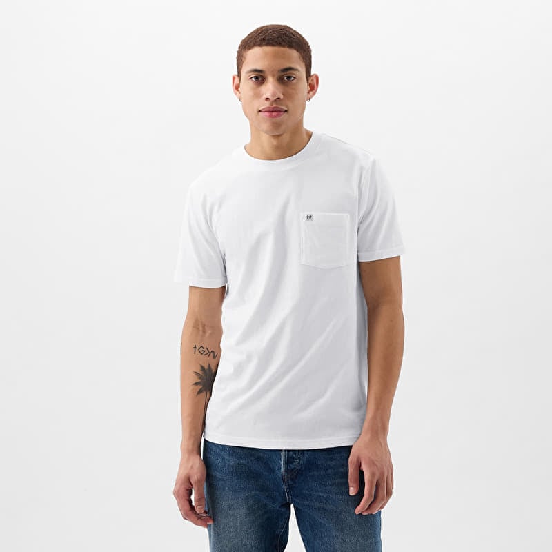 Póló GAP Pocket Micro Logo Tee Optic White V6