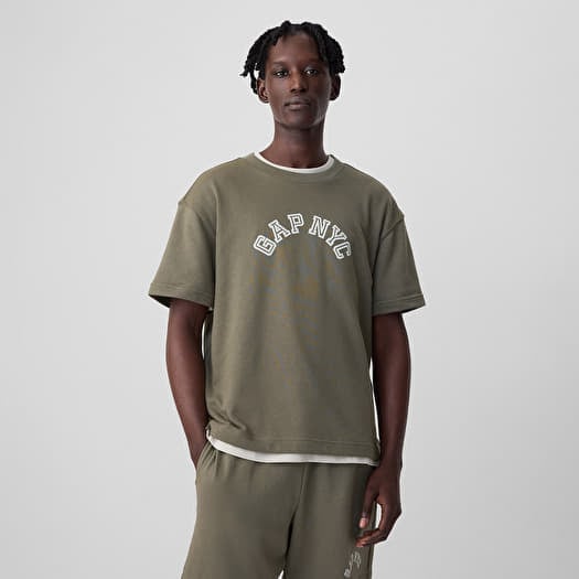 Βερμούδες GAP Shortsleeve Crew Neck Top Sage