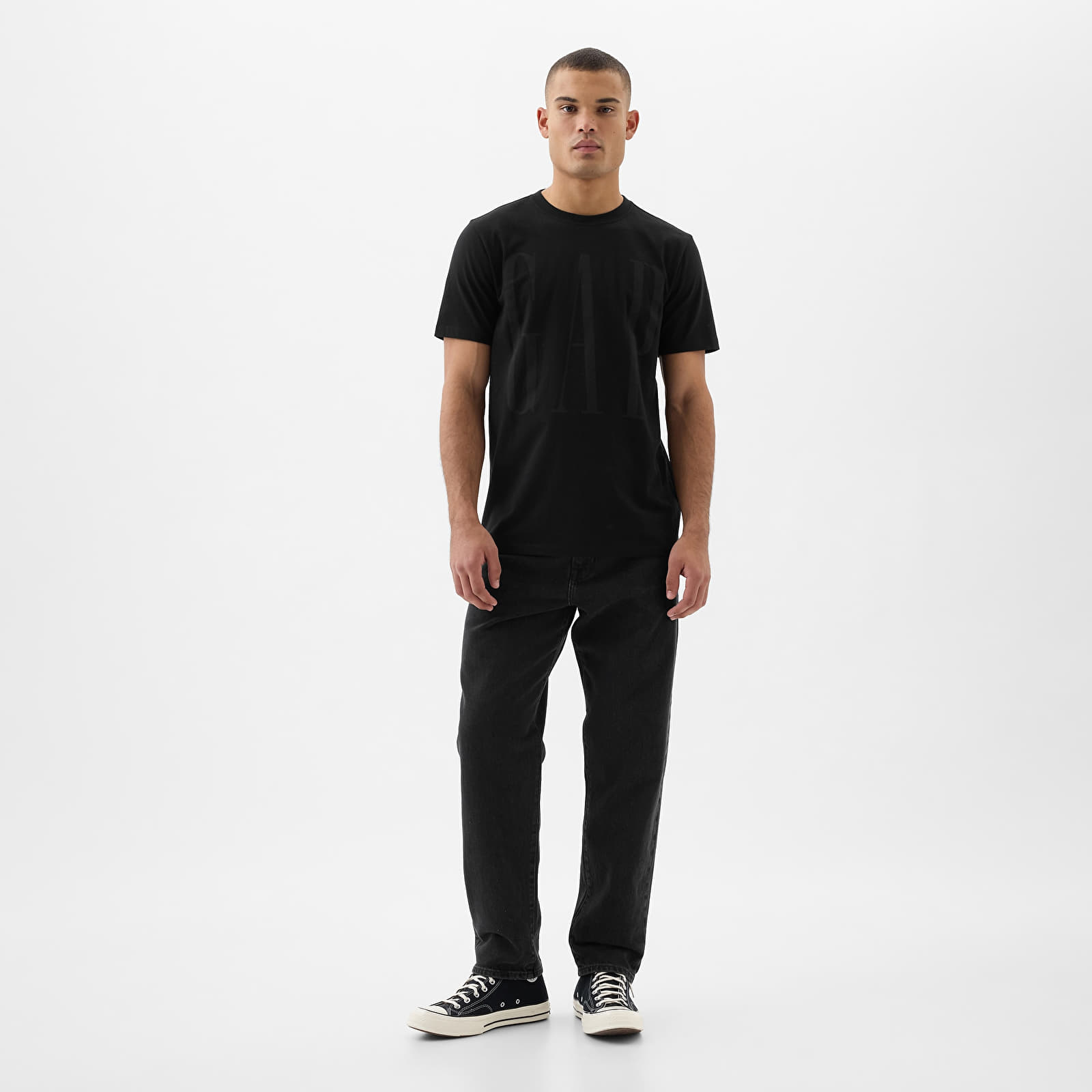 T-shirts GAP Logo Tee True Black V2
