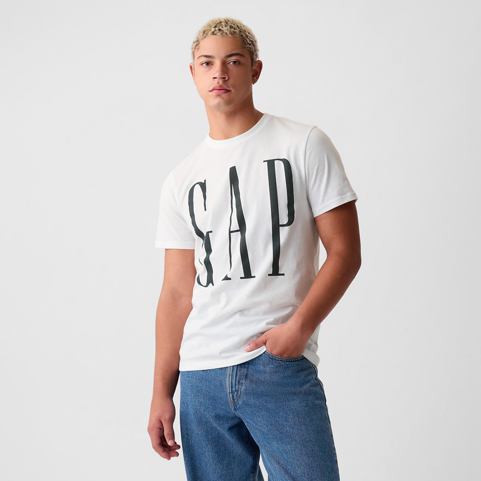 T-shirt GAP Logo Tee White V2 Global XL