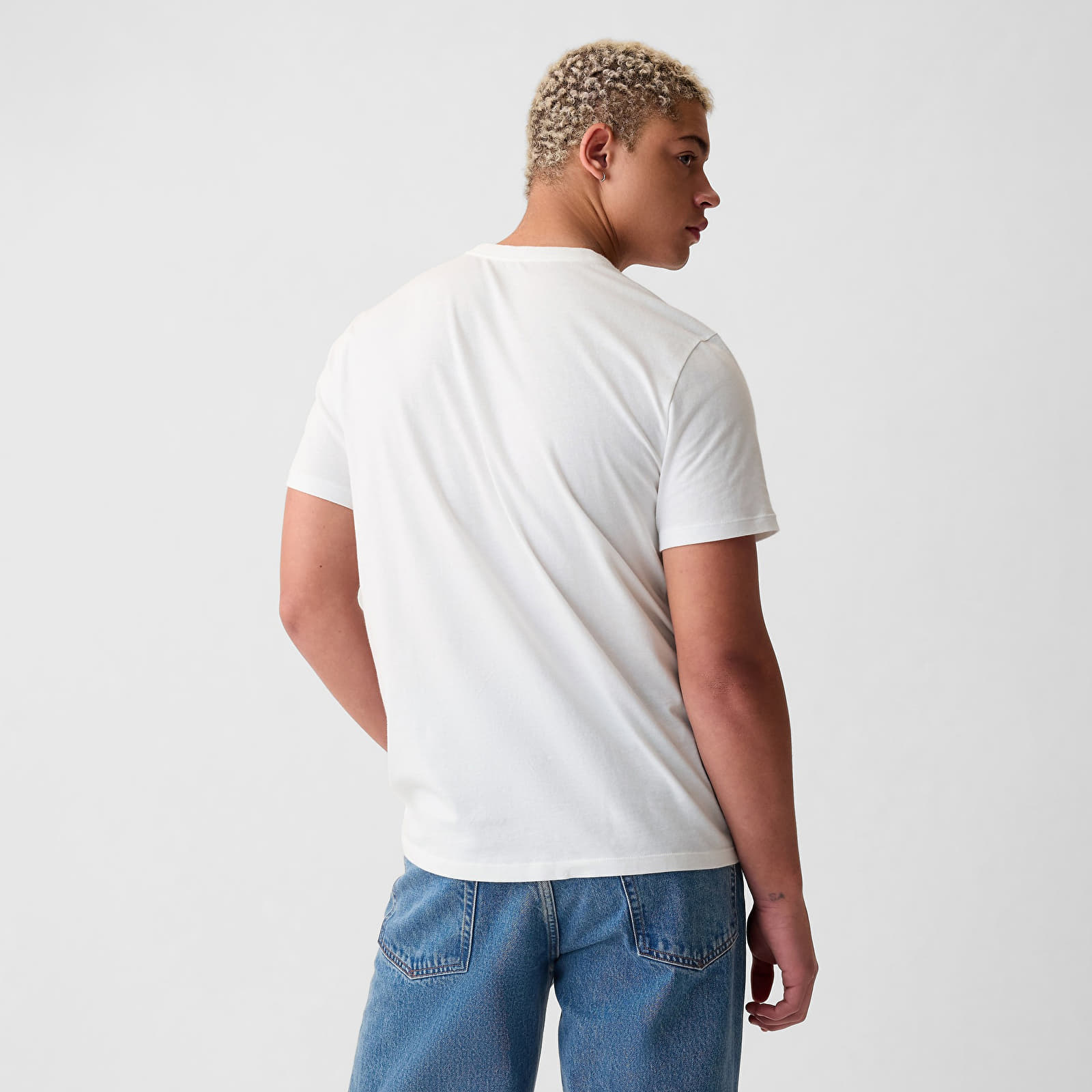 T-Shirts GAP Logo Tee White V2 Global