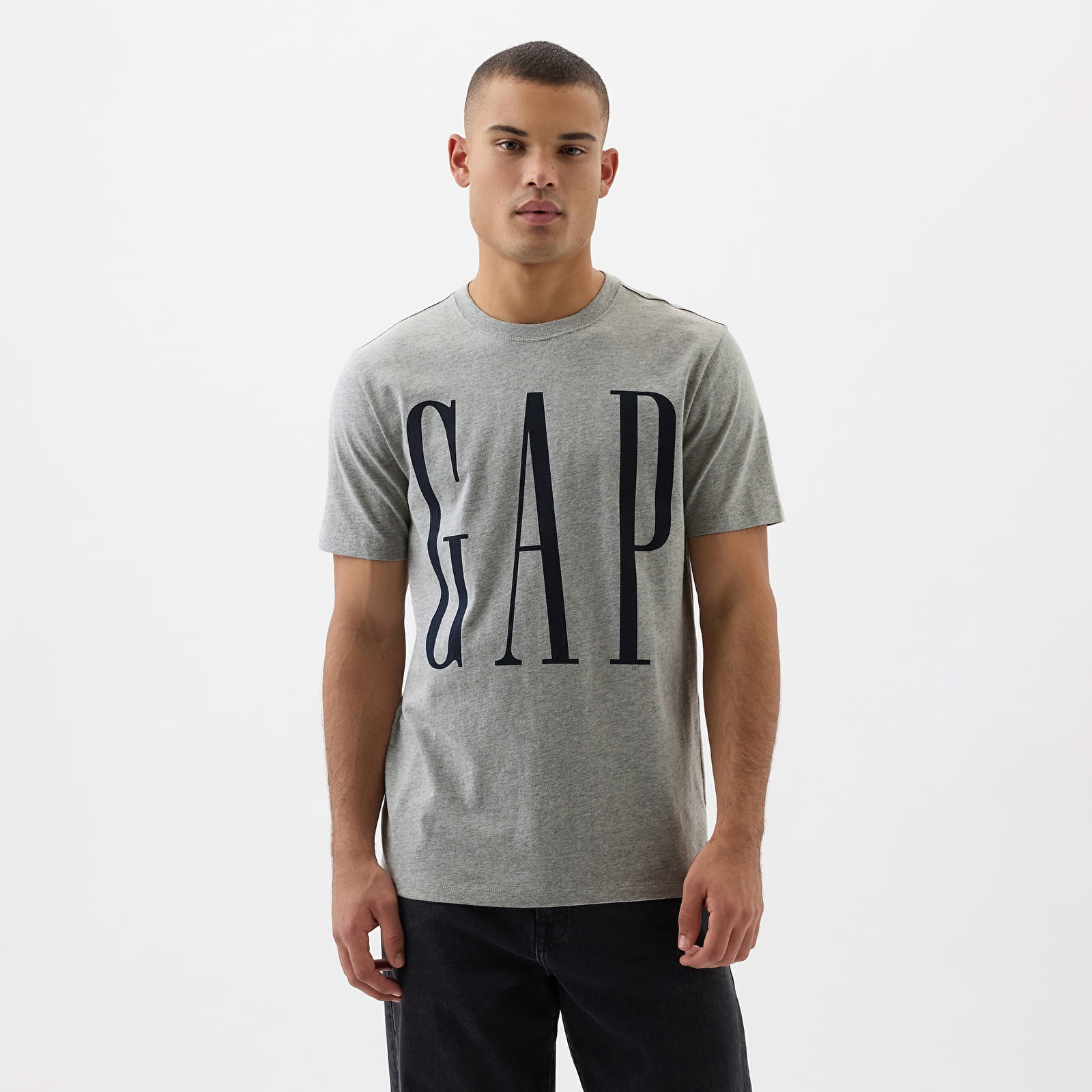 T-shirts GAP Logo Tee Heather Grey