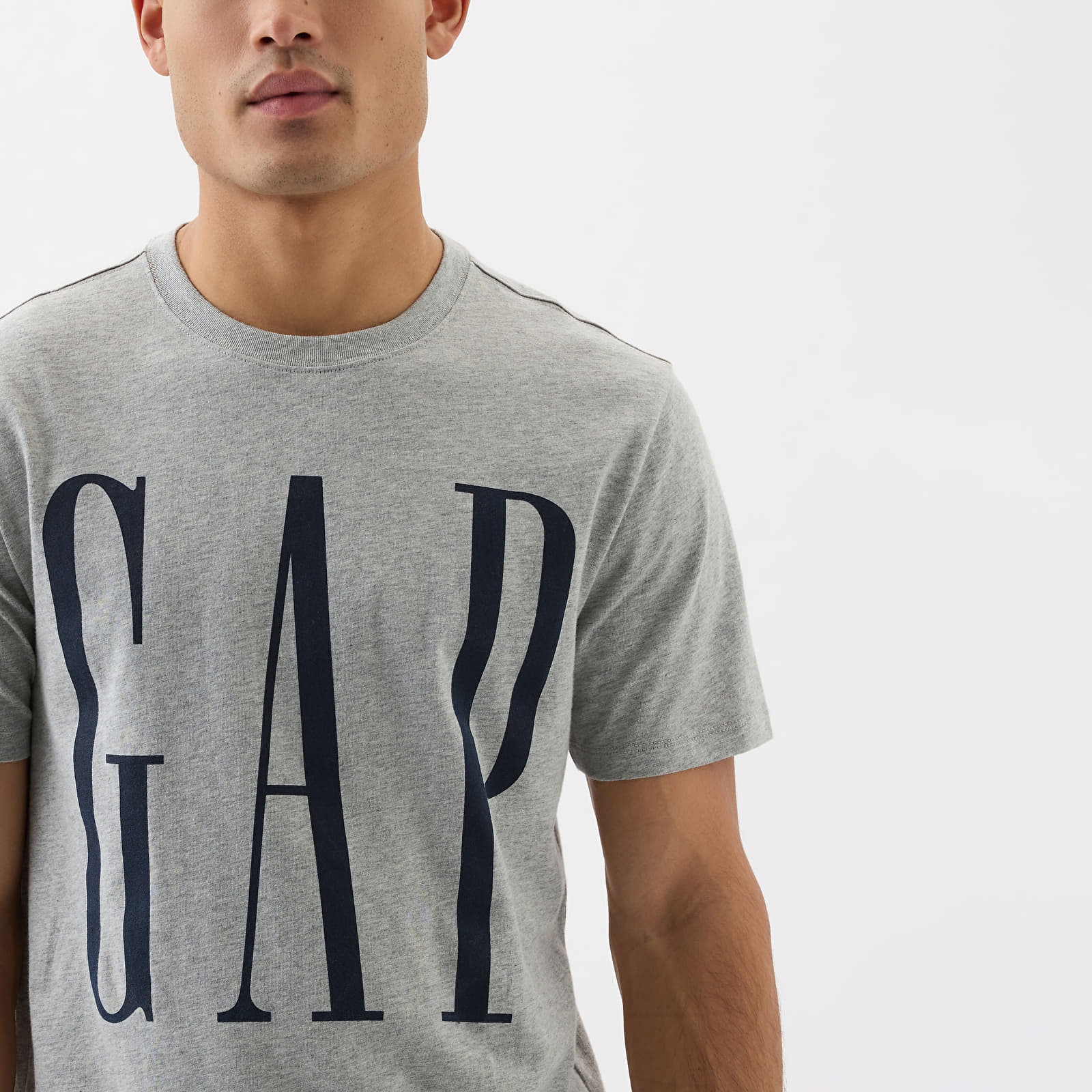 T shirts GAP Logo Tee Heather Grey Queens