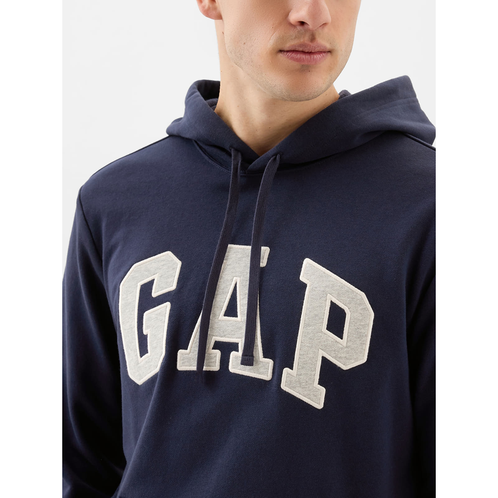 Hoodies and sweatshirts GAP French Terry Pullover Logo Hoodie Tapestry Navy