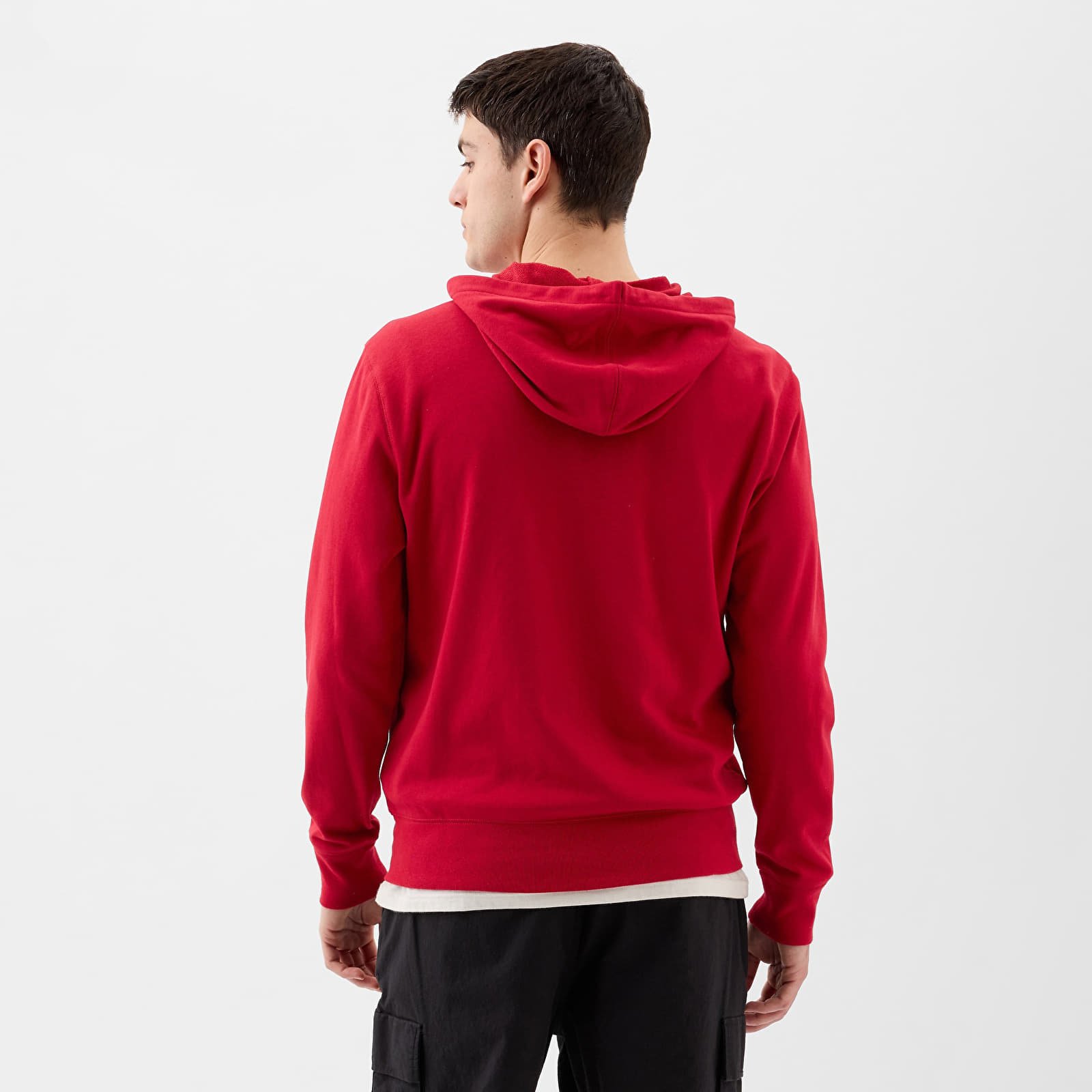 Hoodies and sweatshirts  GAP French Terry Fullzip Logo Hoodie Lasalle Red